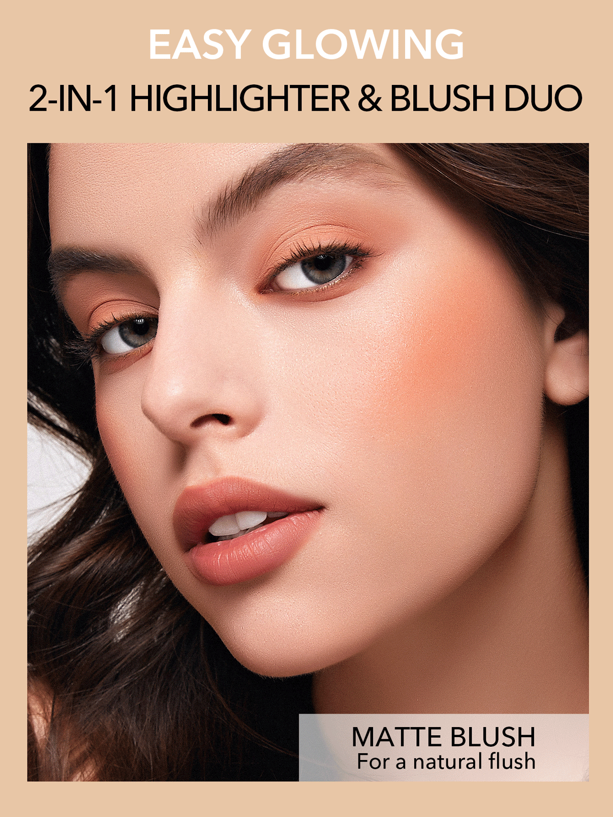 Sheglam Glam 101 Hybrid Highlighter and Blush Duo - الصورة 3