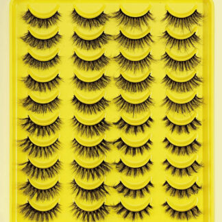 SheIn Set of 20 pairs of mixed natural false eyelashes - Y20