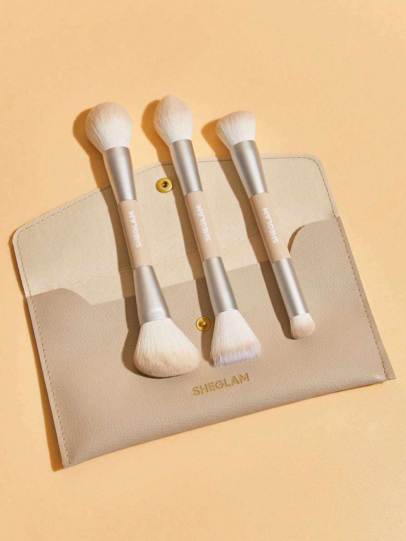 SHEGLAM Glam 101 Face Essentials Makeup Brush Set - الصورة 4