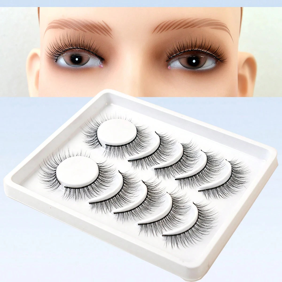 Shein 6 Pairs 3D Faux Mink Lashes - الصورة 4