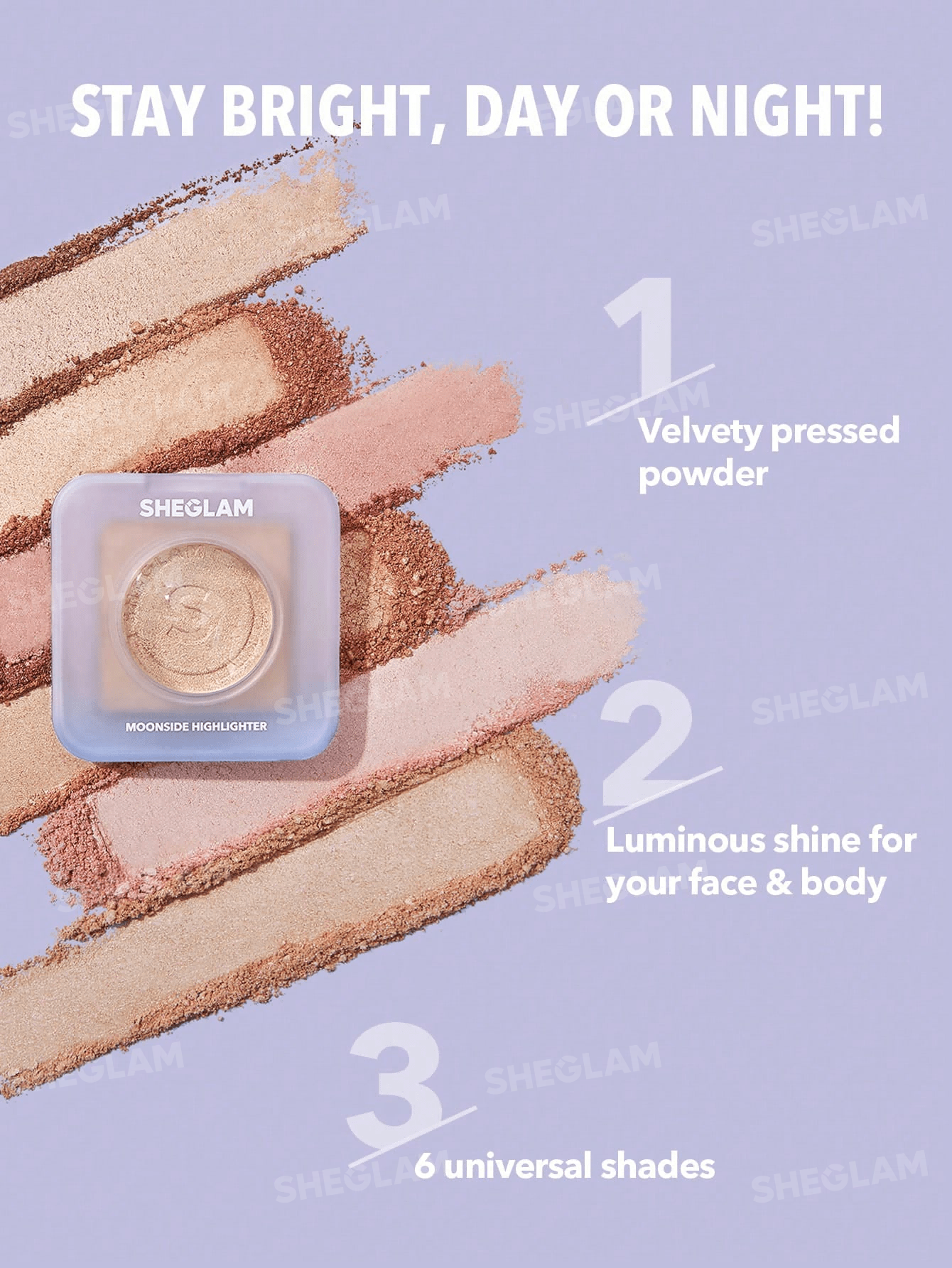 Sheglam Night Moon Highlighter with Constellation Glow - الصورة 5