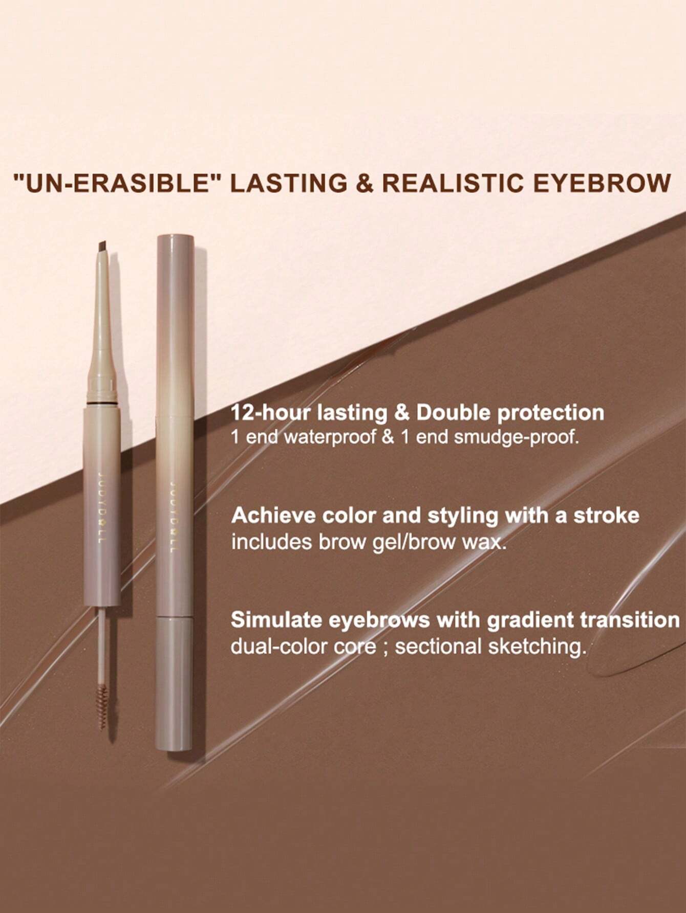 Sheglam Full Me In 2 in 1 - Eyebrow Pencil and Cream - Multi Color - الصورة 4