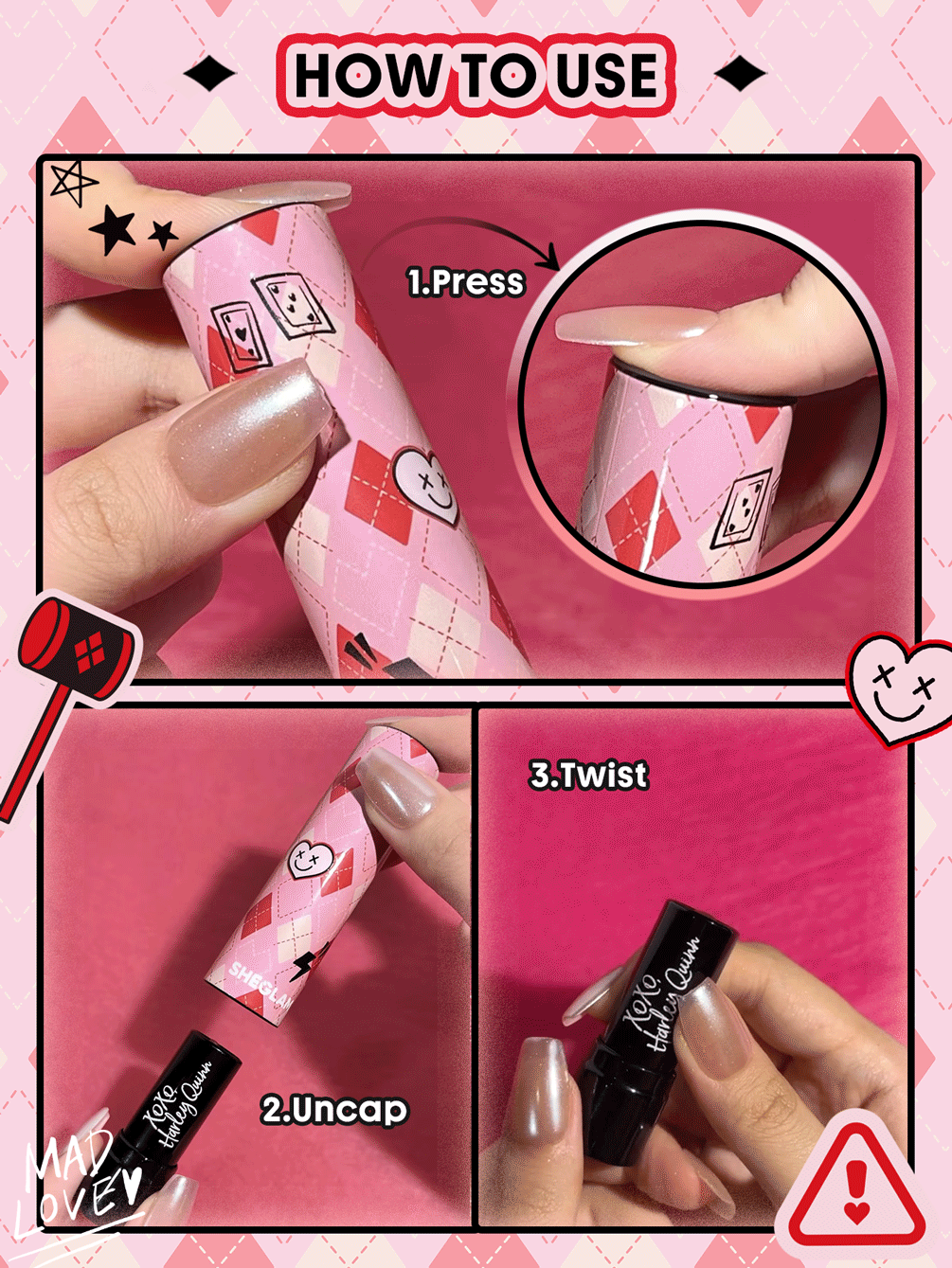 Sheglam Harley Quinn Thrill Seeker lipstick - الصورة 4