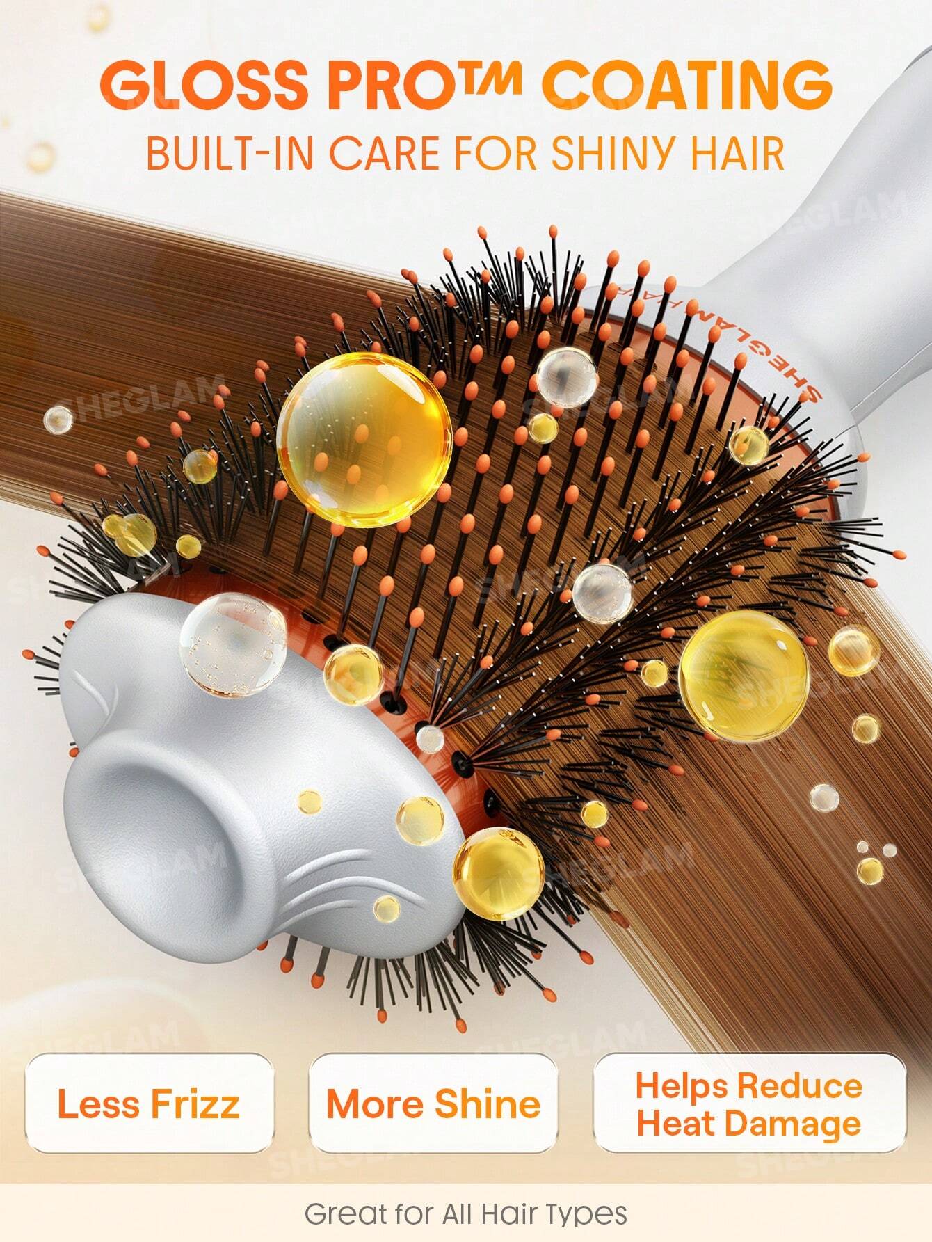 Sheglam Hair Blowout Bliss Volumizing Hot Air Brush 72mm - الصورة 6