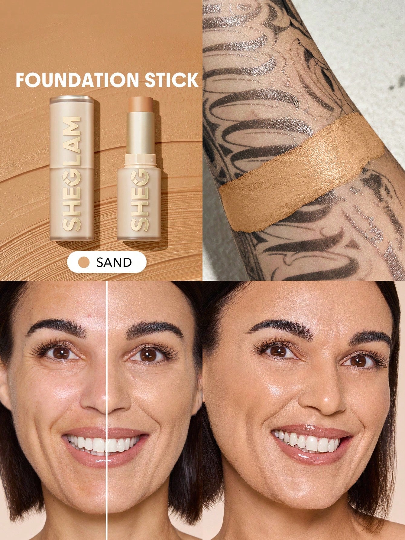 SHEGLAM Skin Magnet High Coverage Foundation Stick - الصورة 23