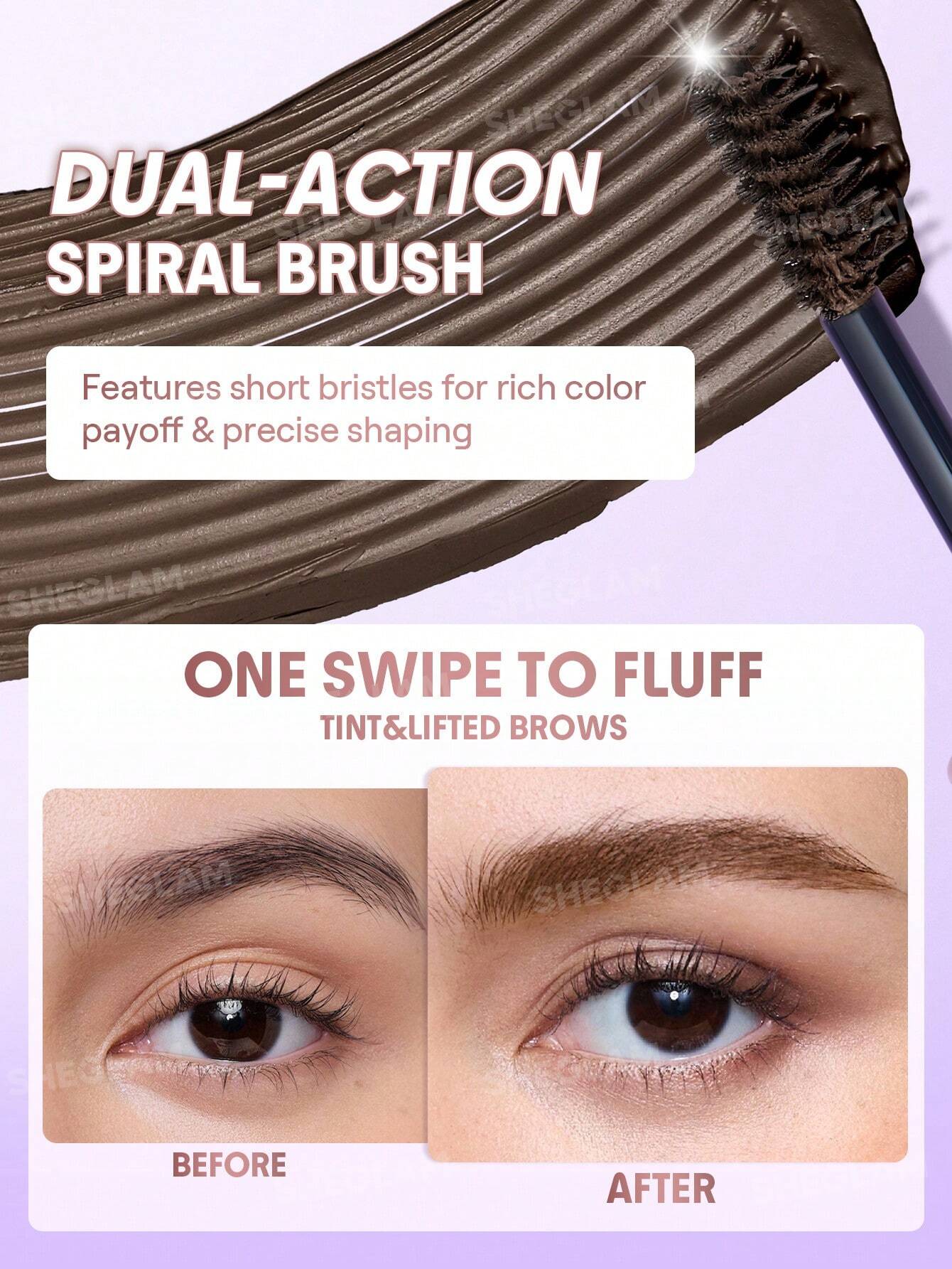 SHEGLAM Airy Tinted Volumizing Brow Mousse - الصورة 12
