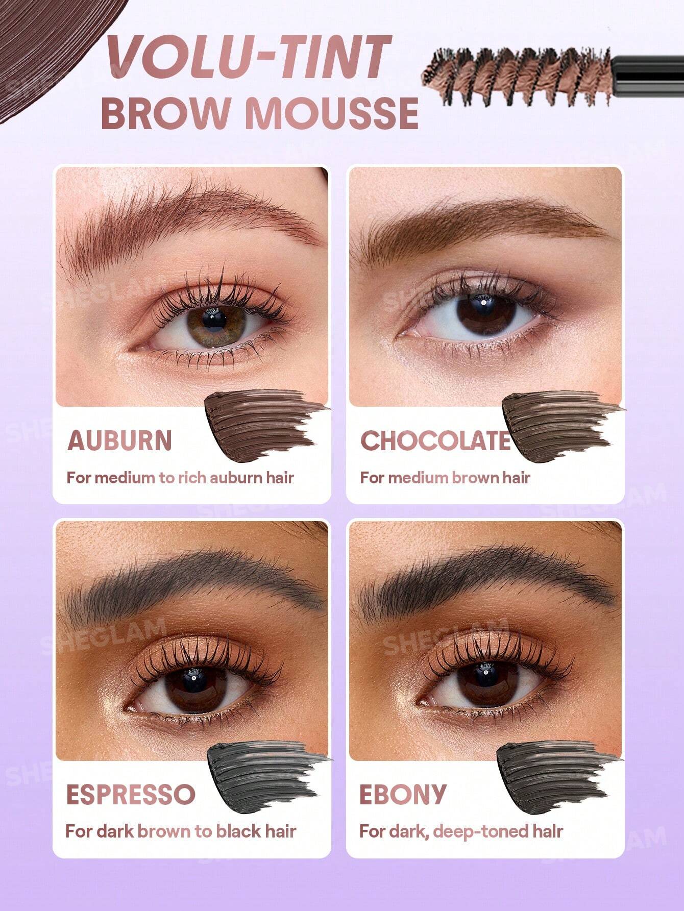 SHEGLAM Airy Tinted Volumizing Brow Mousse - الصورة 10
