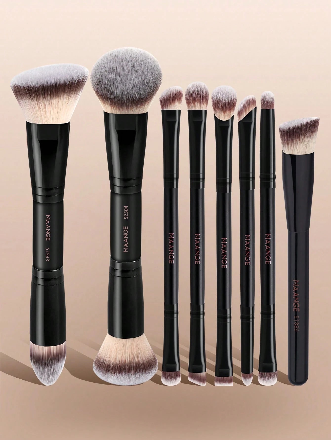 Maange Brush artist black 8Pcs - الصورة 2