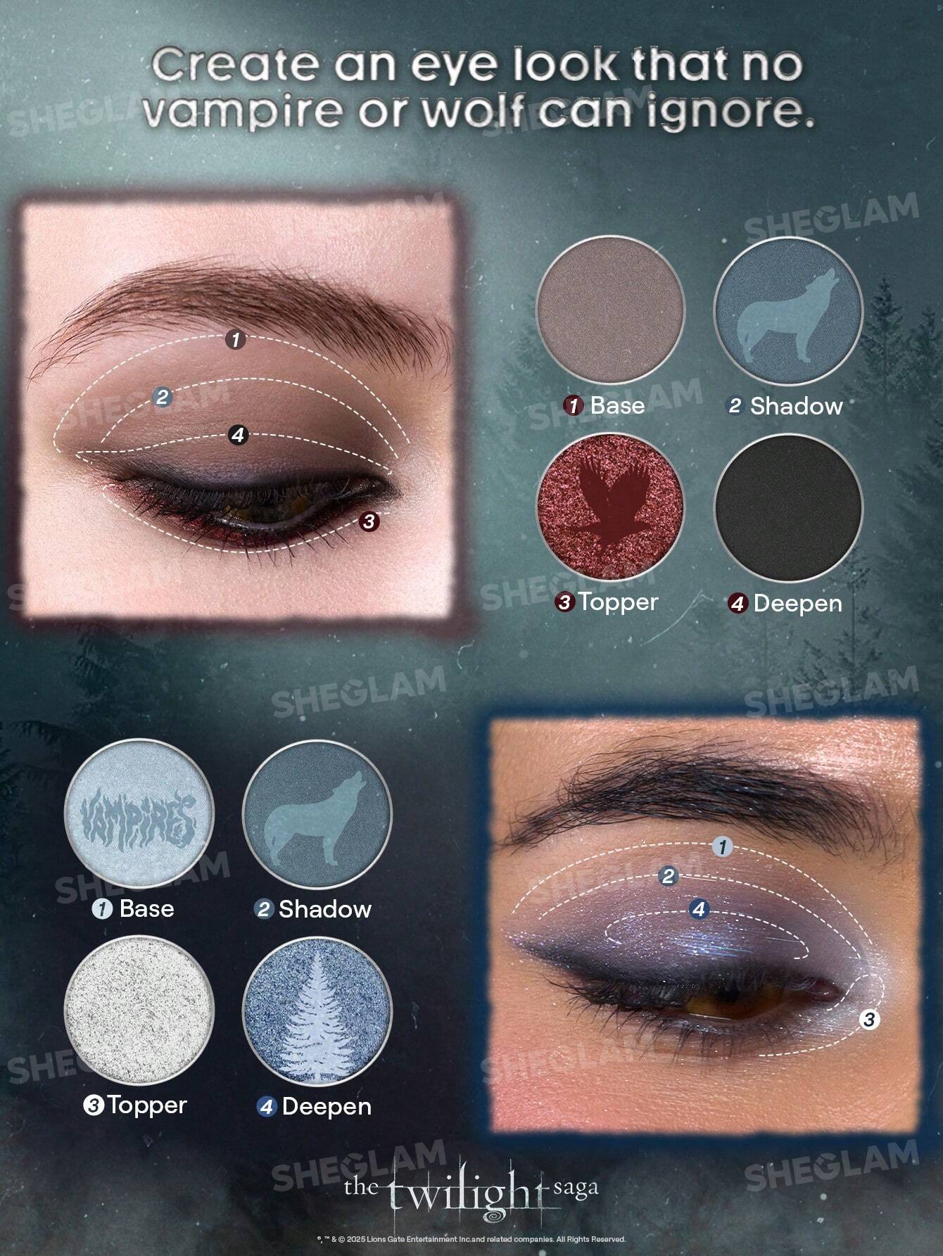 The Twilight Saga X SHEGLAM Eternal Love Palette 7.6g - الصورة 7