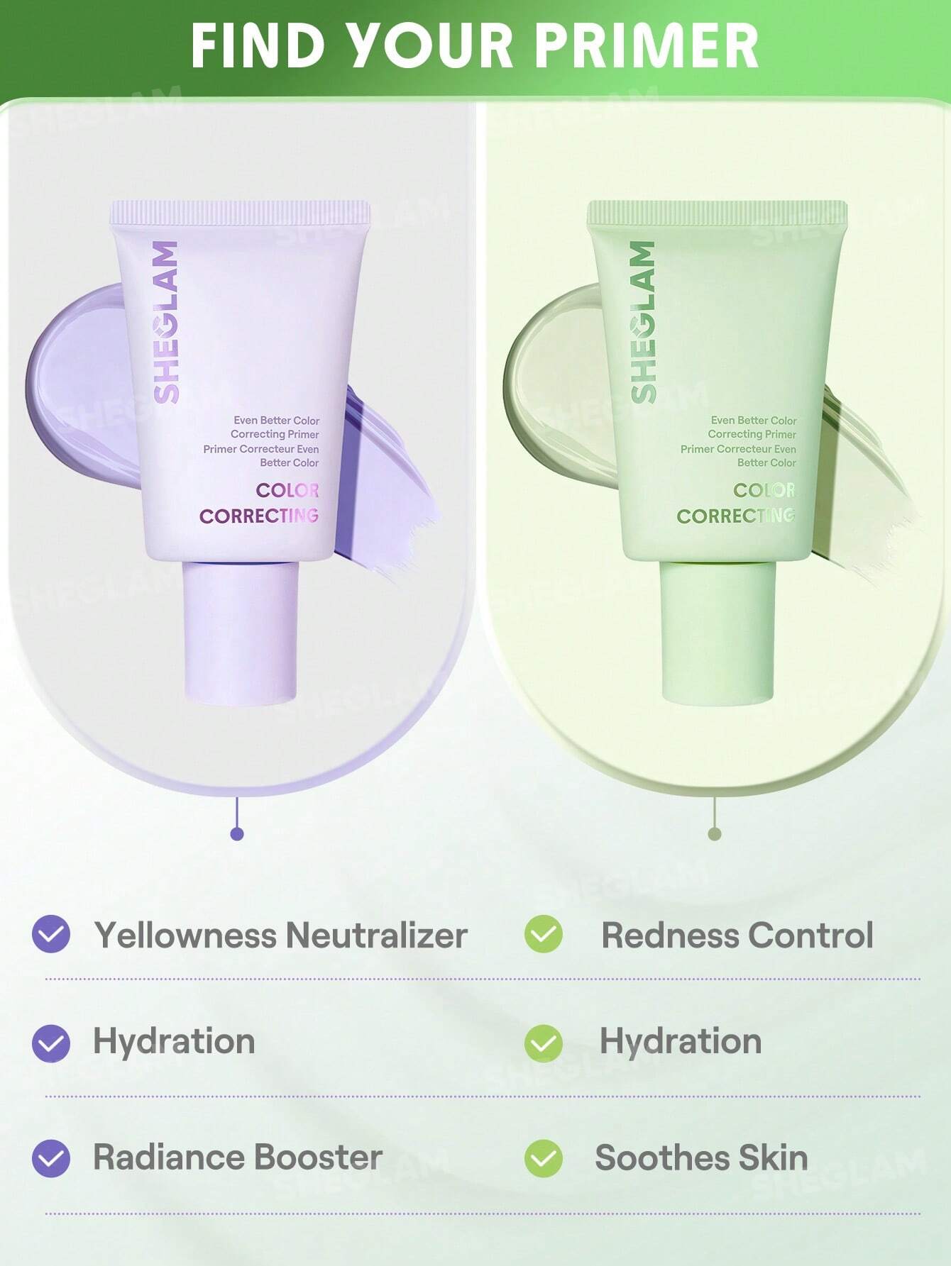 SHEGLAM Color Correcting Even Better Primer - الصورة 7