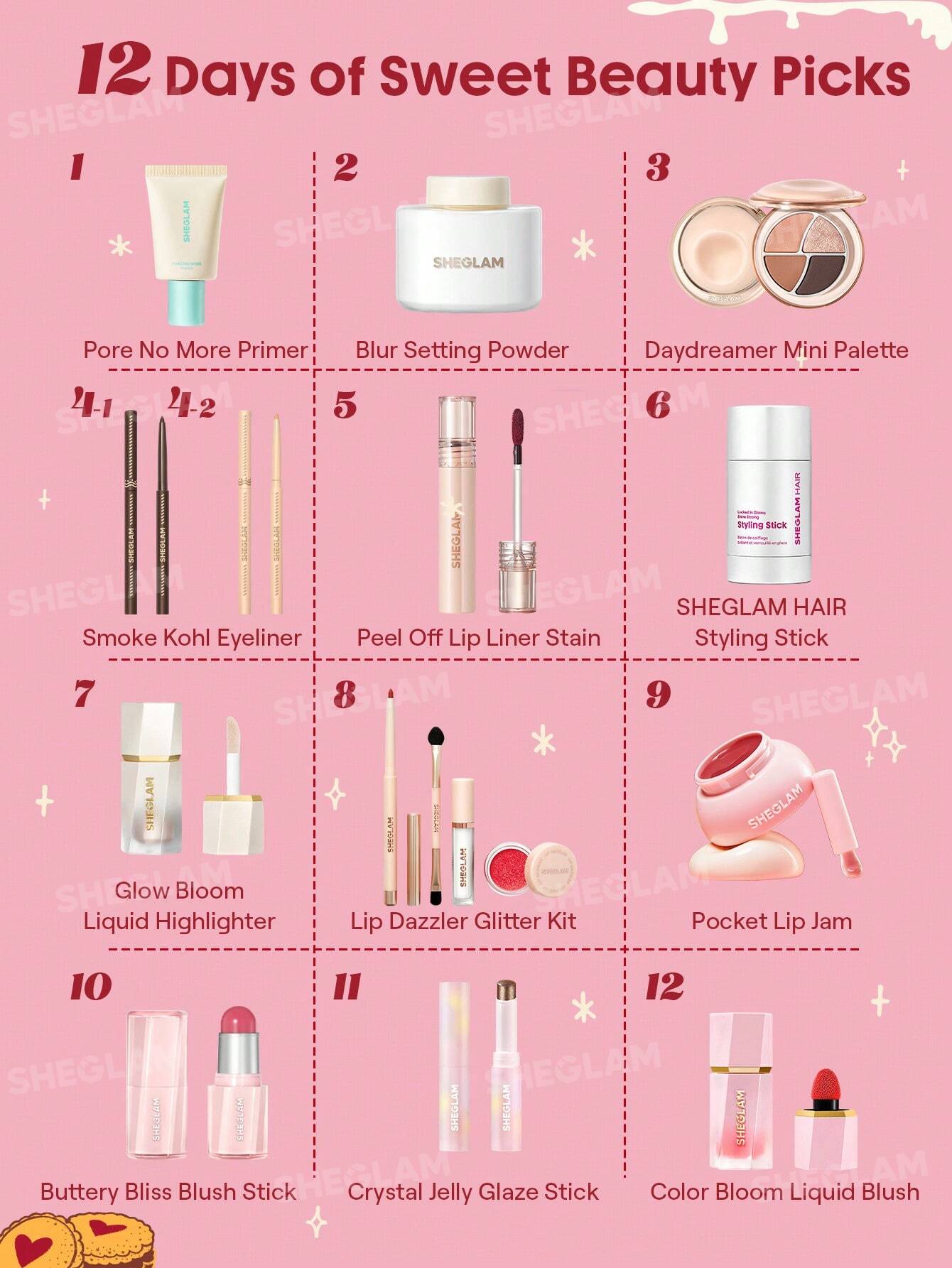 sheglam Sugar Spice and Everything Glam Advent Calendar Box - الصورة 3