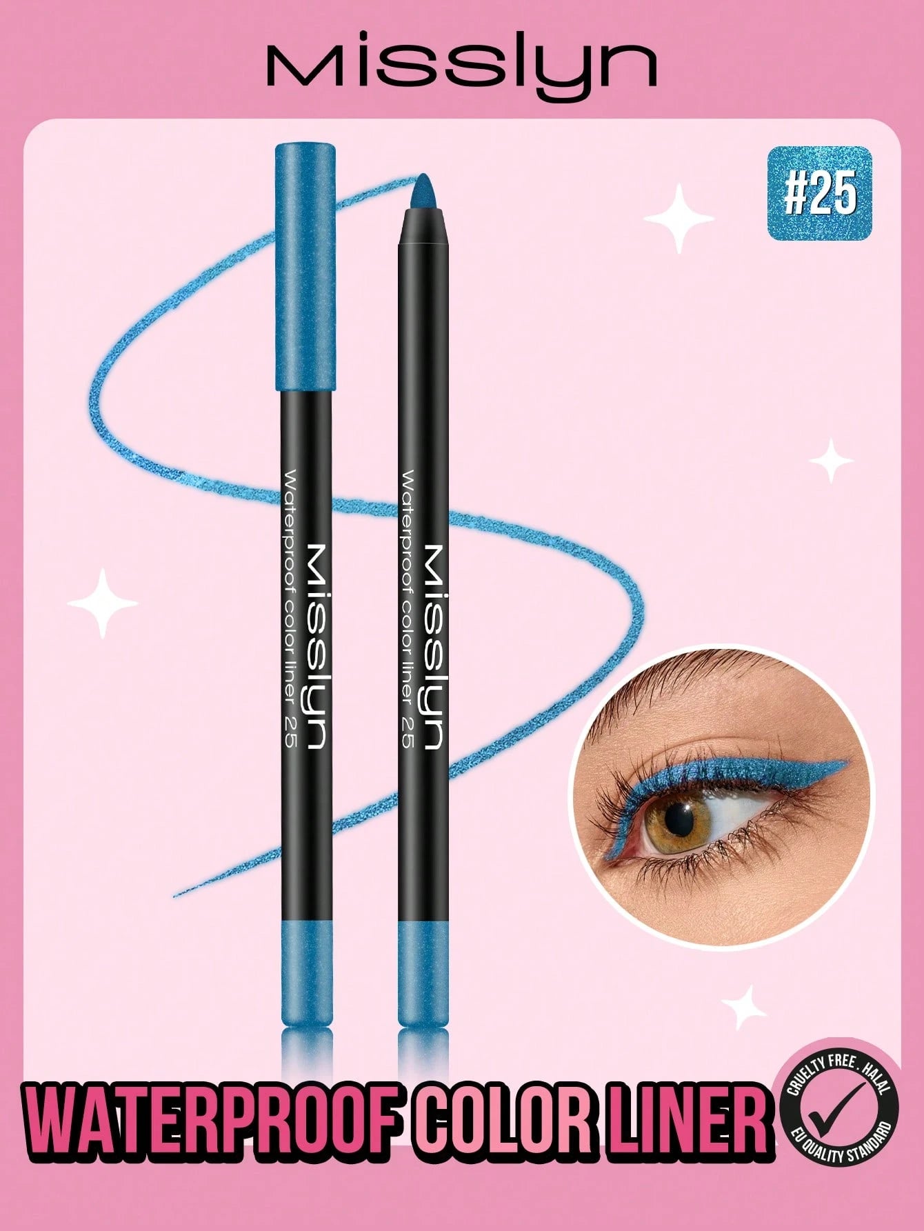 Misslyn Waterproof Color Liner - الصورة 41
