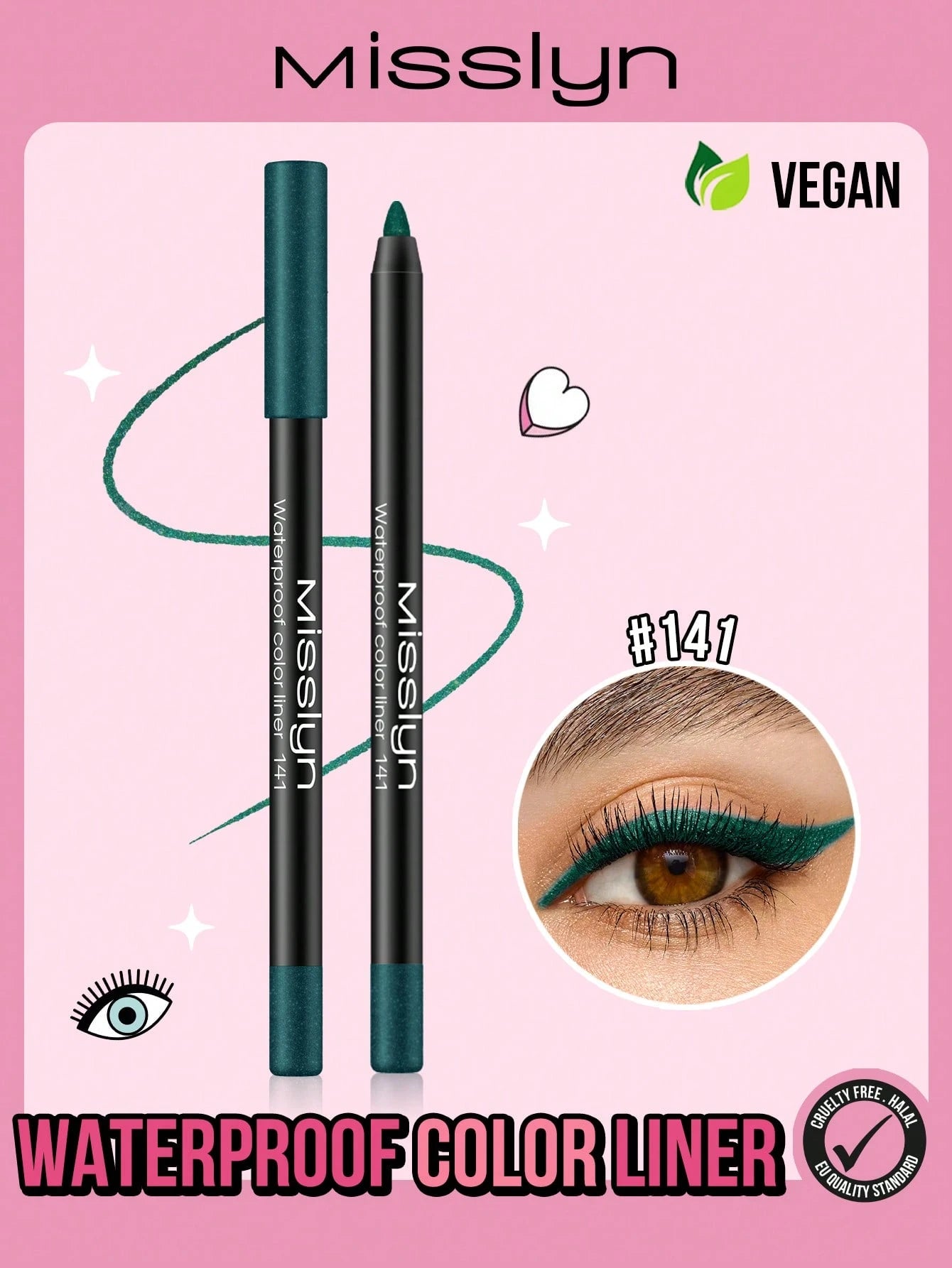 Misslyn Waterproof Color Liner - الصورة 38