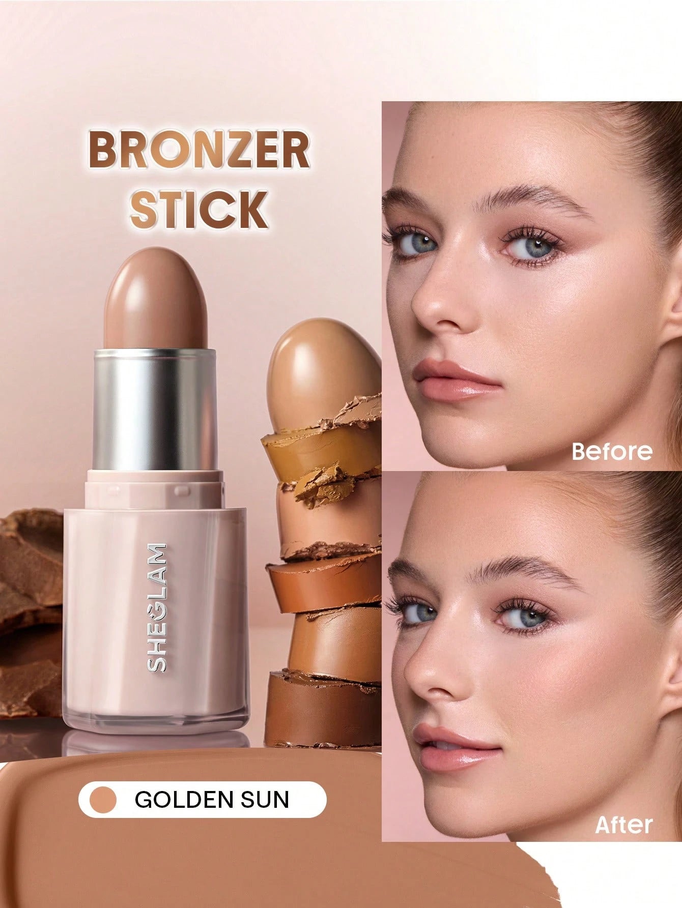 SHEGLAM Buttery Buff Contour and Bronzer Stick - الصورة 27