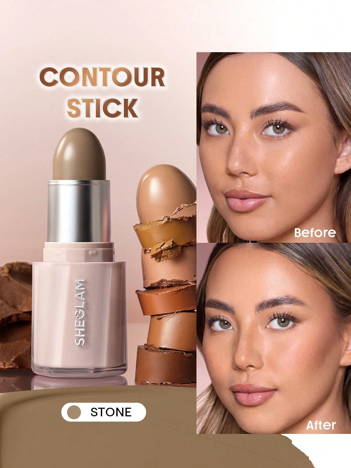 SHEGLAM Buttery Buff Contour and Bronzer Stick - الصورة 22