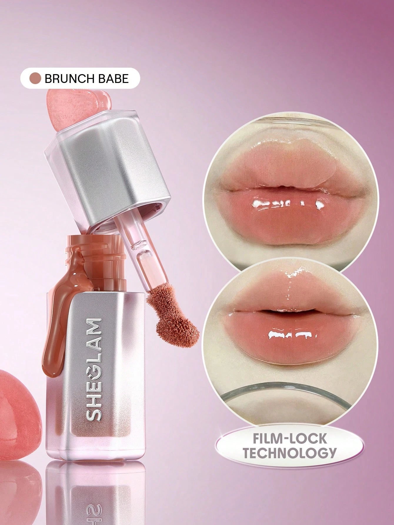 SHEGLAM Glass Lock Air Gloss - الصورة 13