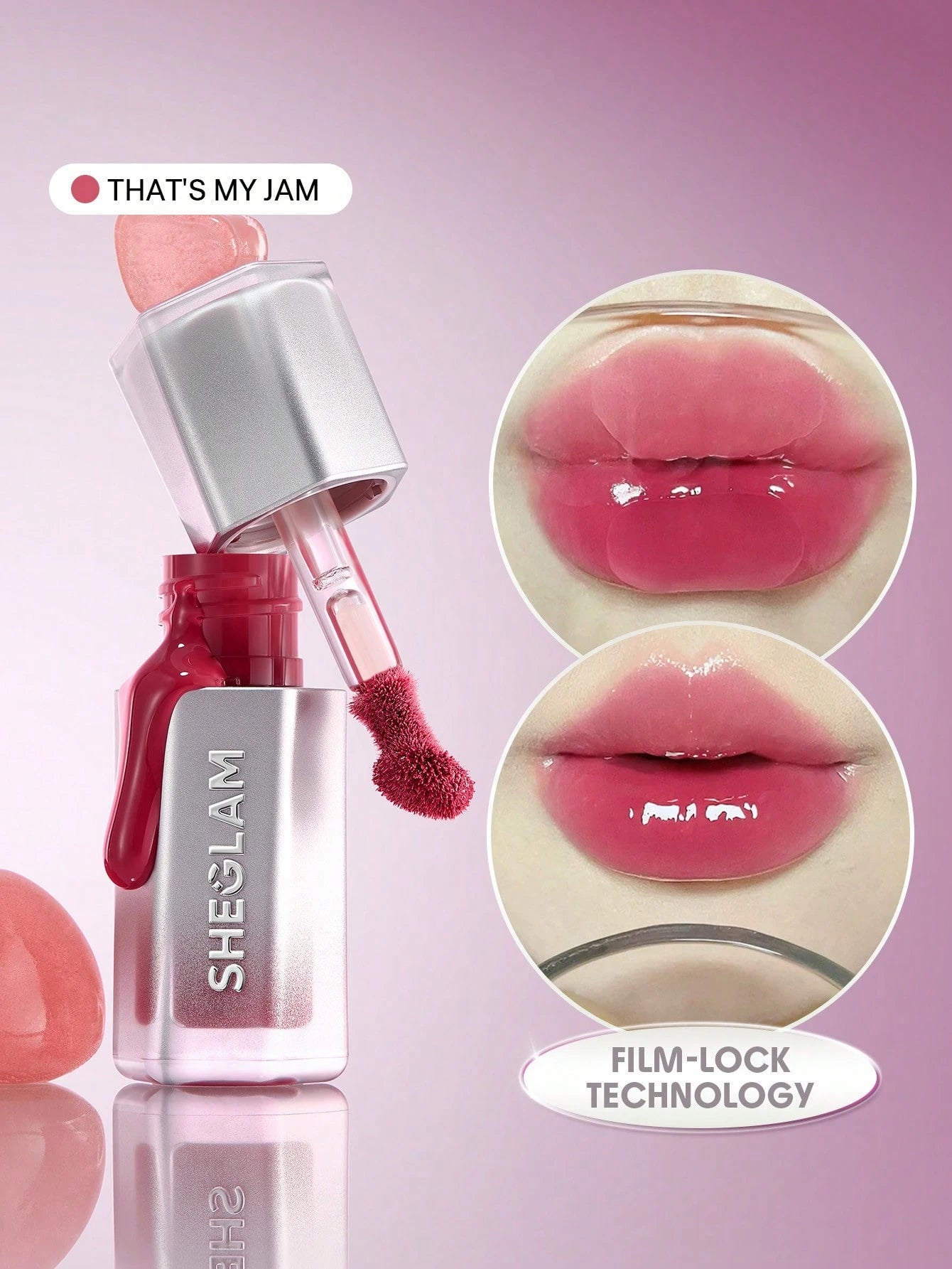 SHEGLAM Glass Lock Air Gloss - الصورة 14