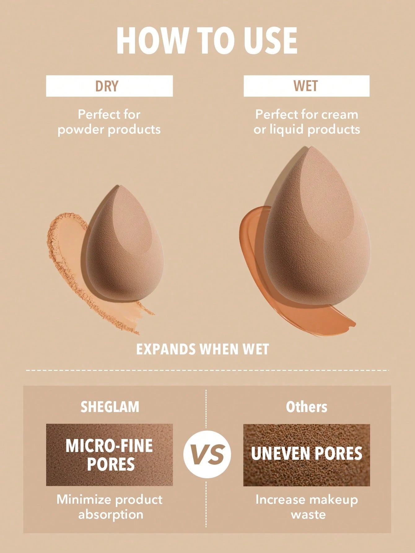 Sheglam Ultimate Universal Beauty Sponge - الصورة 4