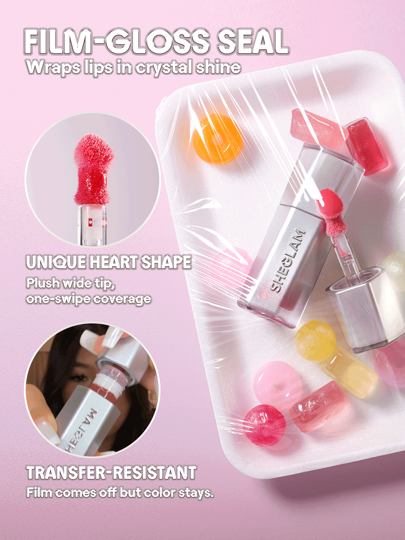 SHEGLAM Glass Lock Air Gloss - الصورة 26
