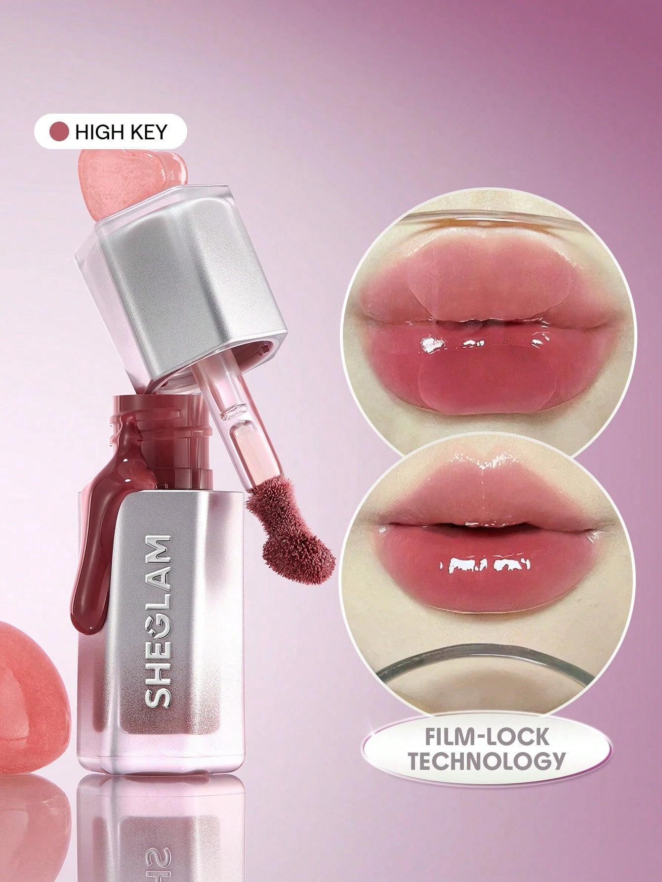 SHEGLAM Glass Lock Air Gloss - الصورة 7