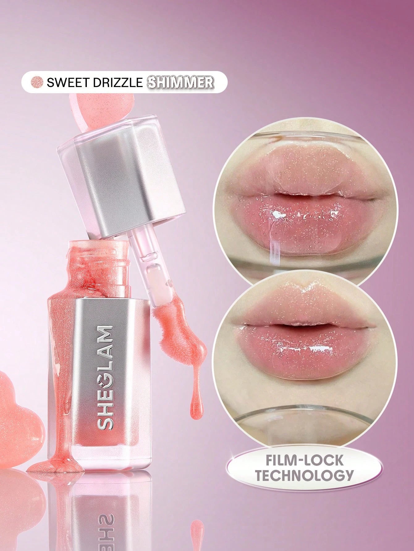 SHEGLAM Glass Lock Air Gloss - الصورة 9