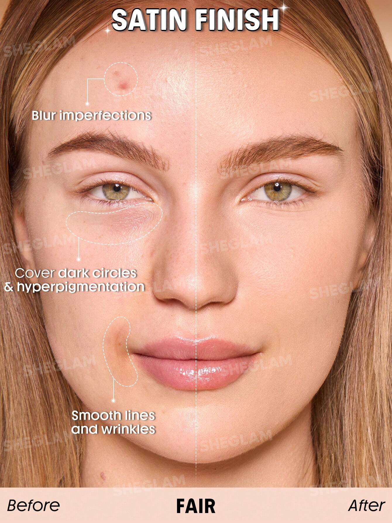 SHEGLAM Skin Sync Satin Foundation - الصورة 32