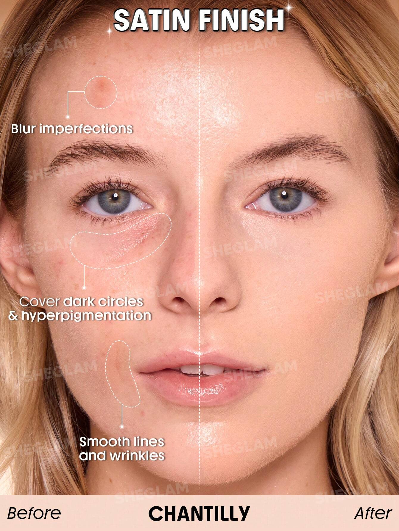 SHEGLAM Skin Sync Satin Foundation - الصورة 11