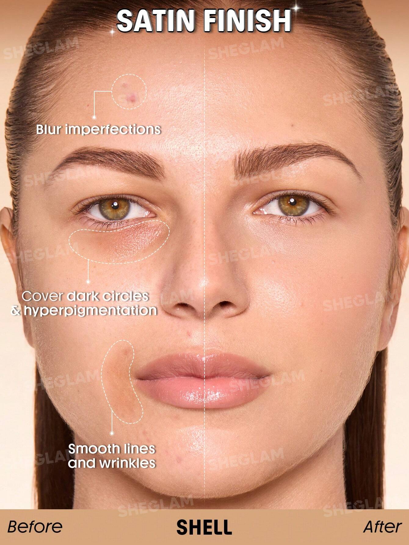 SHEGLAM Skin Sync Satin Foundation - الصورة 26