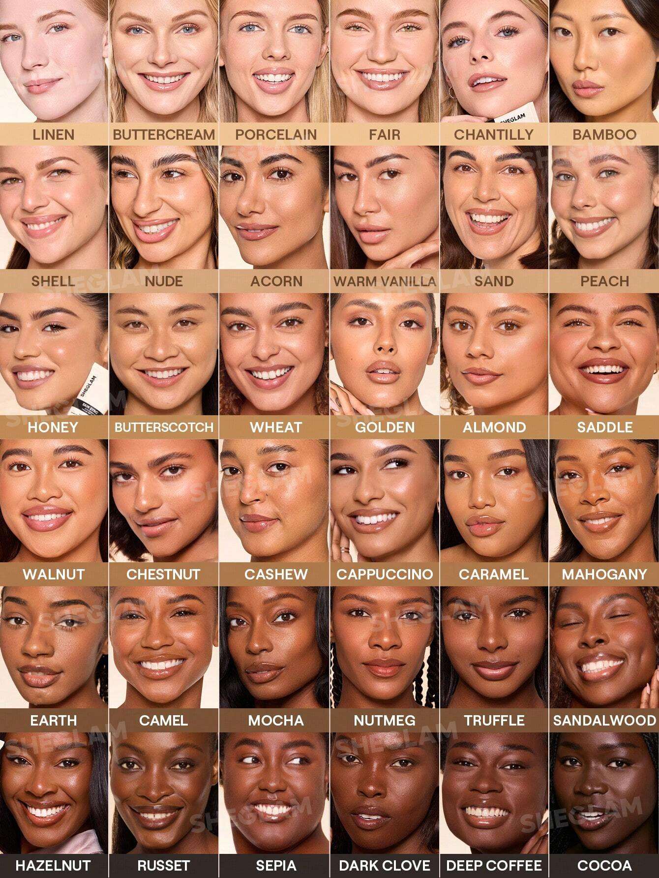 SHEGLAM Skin Sync Satin Foundation - الصورة 13