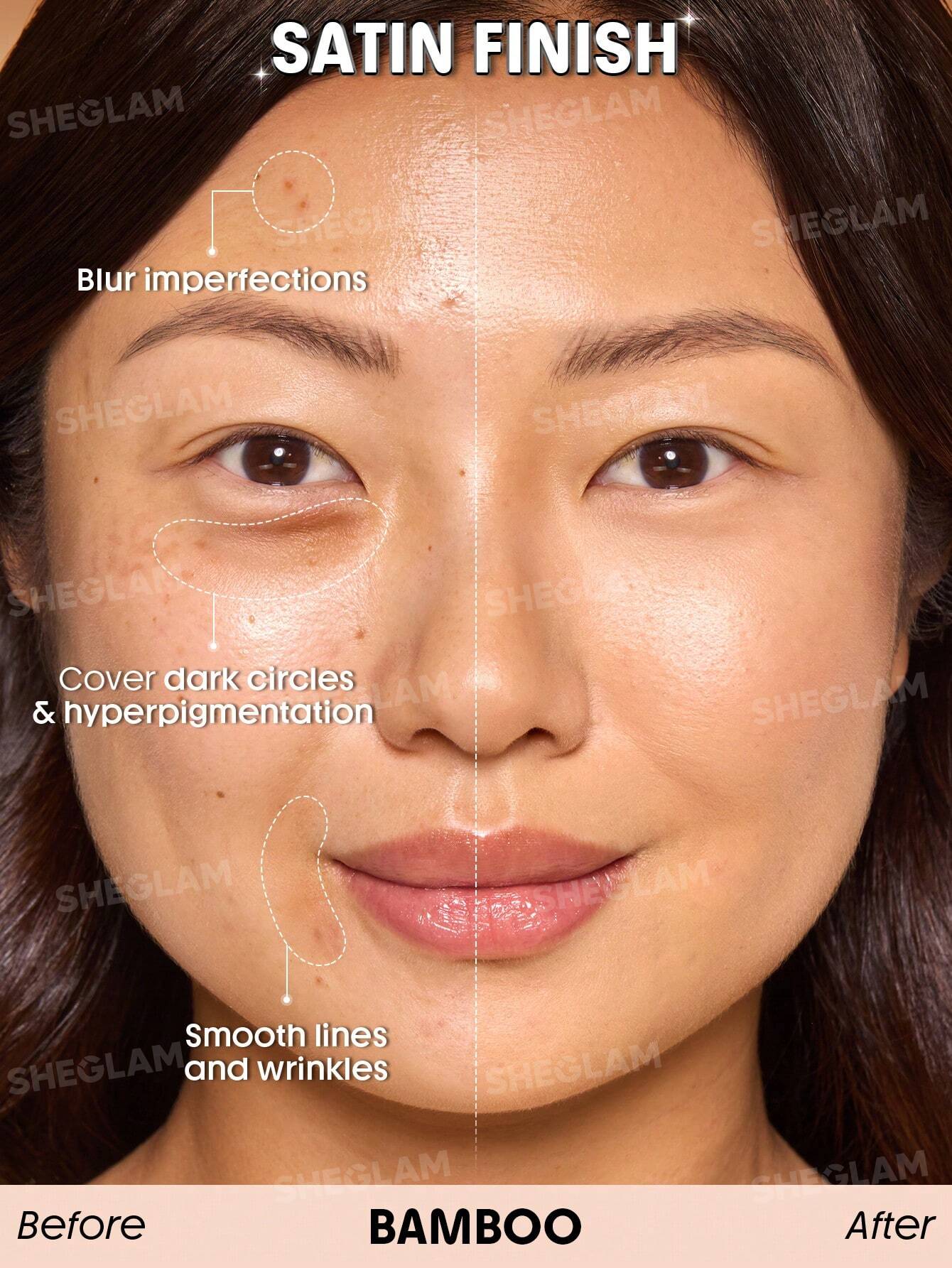 SHEGLAM Skin Sync Satin Foundation - الصورة 20