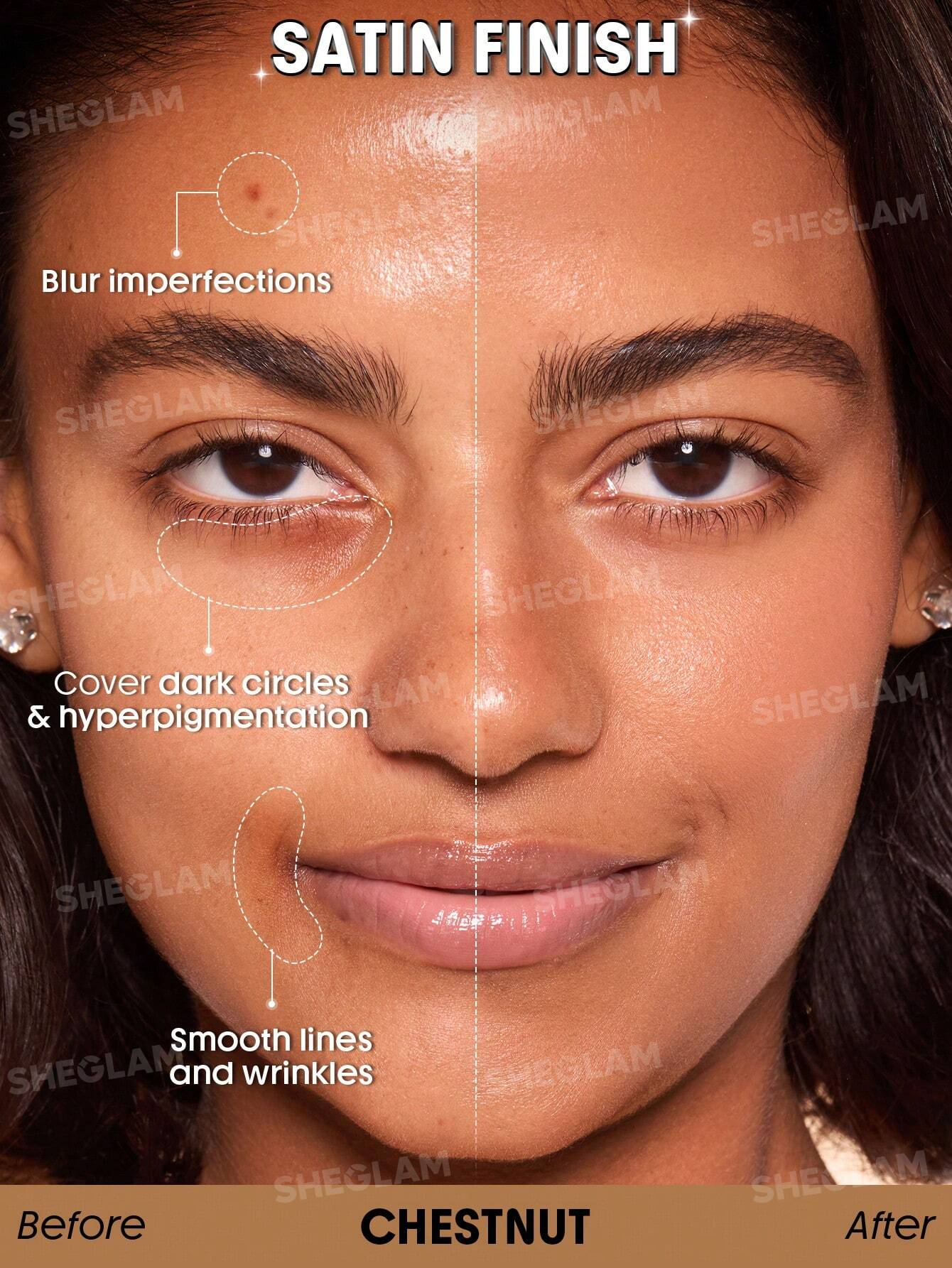 SHEGLAM Skin Sync Satin Foundation - الصورة 43