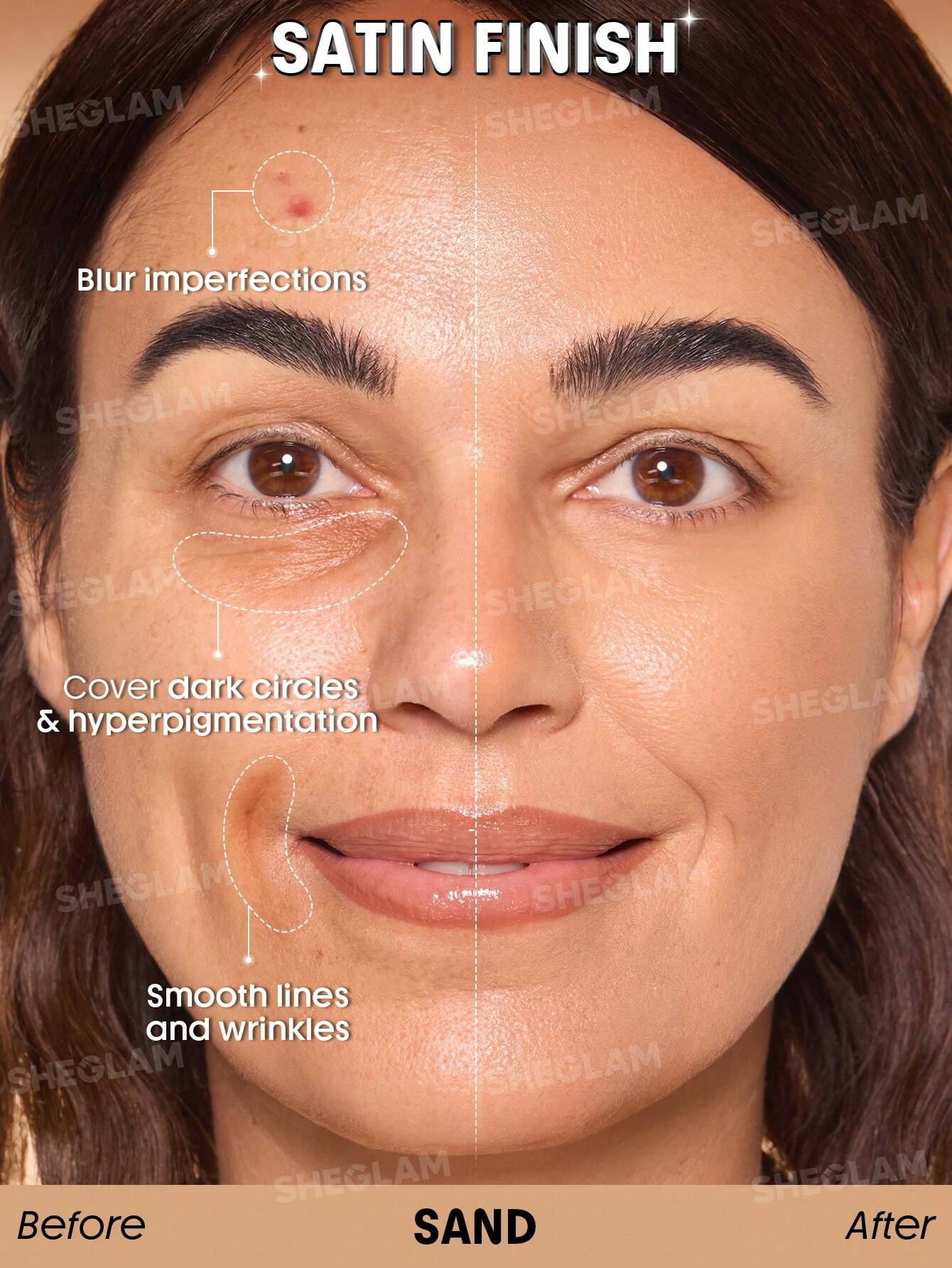 SHEGLAM Skin Sync Satin Foundation - الصورة 53