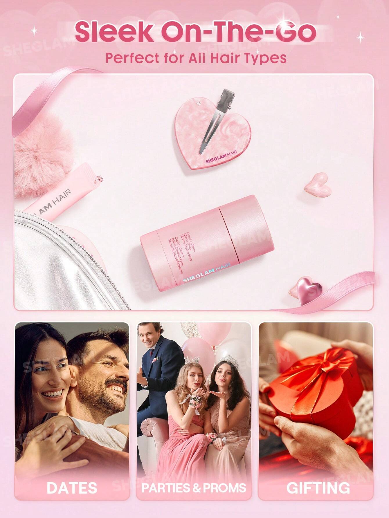 شيجلام Hair Cupid s Charm Glossy Shine Strong تصفيف Stick - الصورة 6
