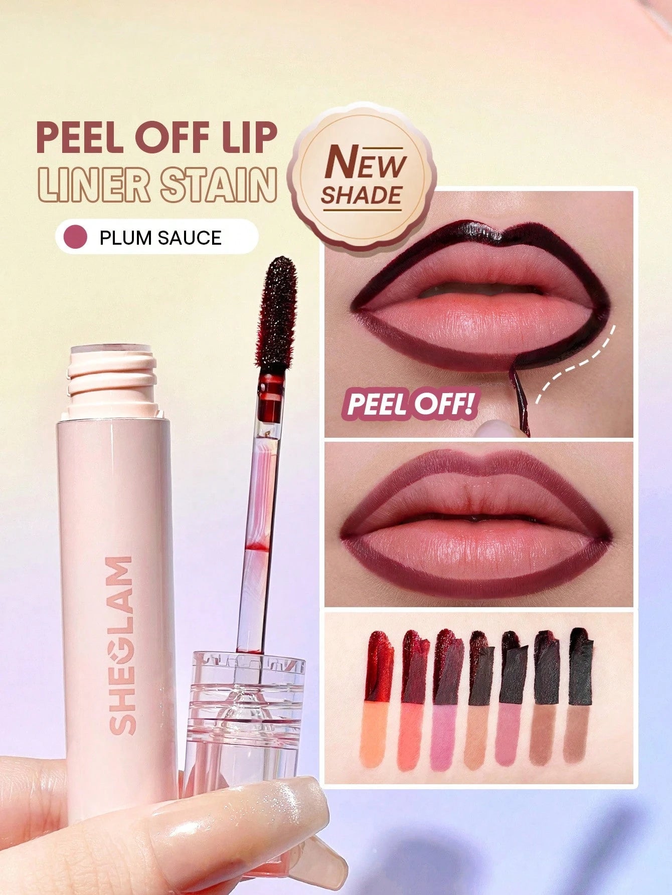 SHEGLAM Fall In Line Peel Off Lip Liner Stain - الصورة 17