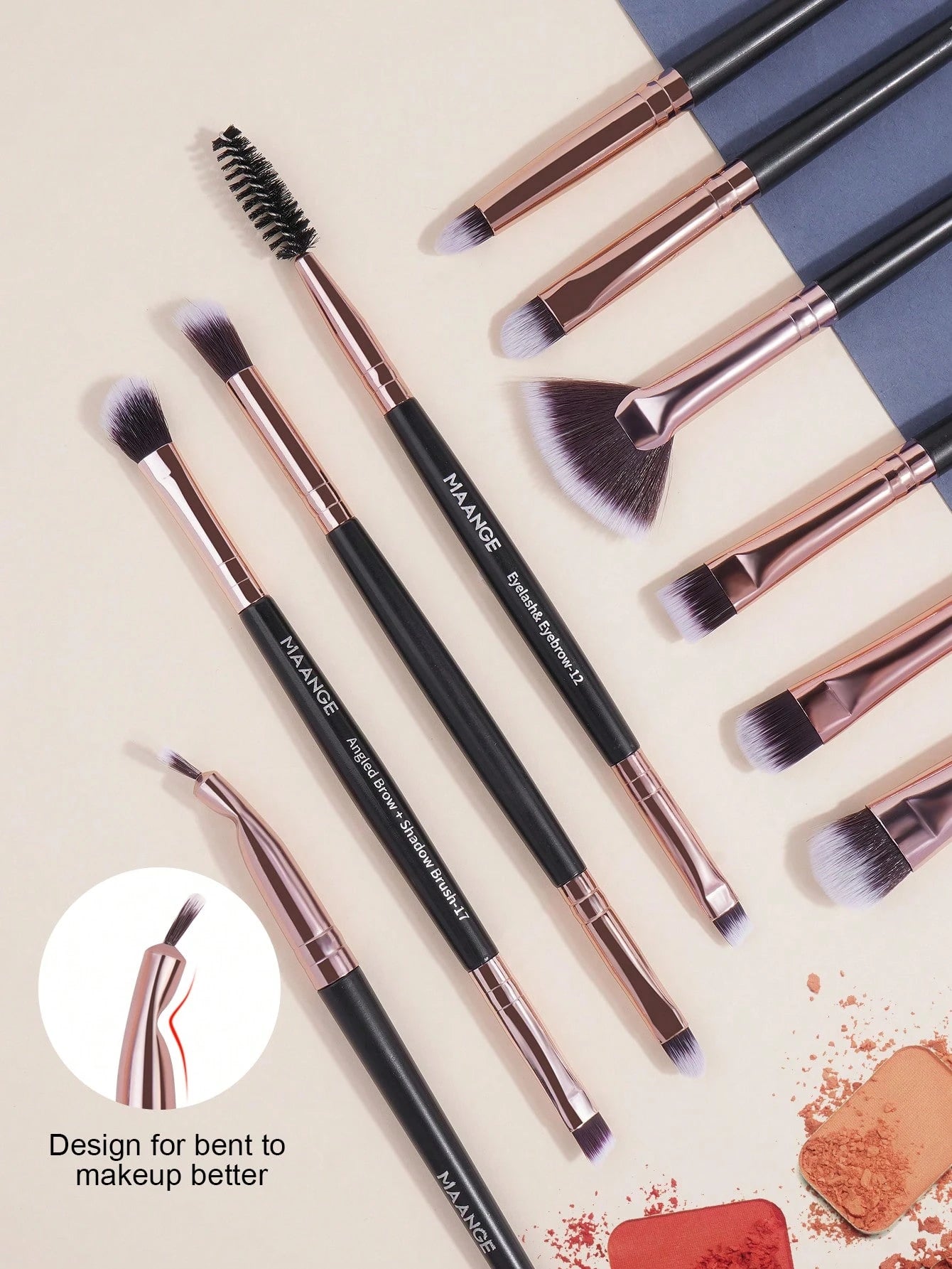 Maange 20Pcs Makeup Brush Set - الصورة 6