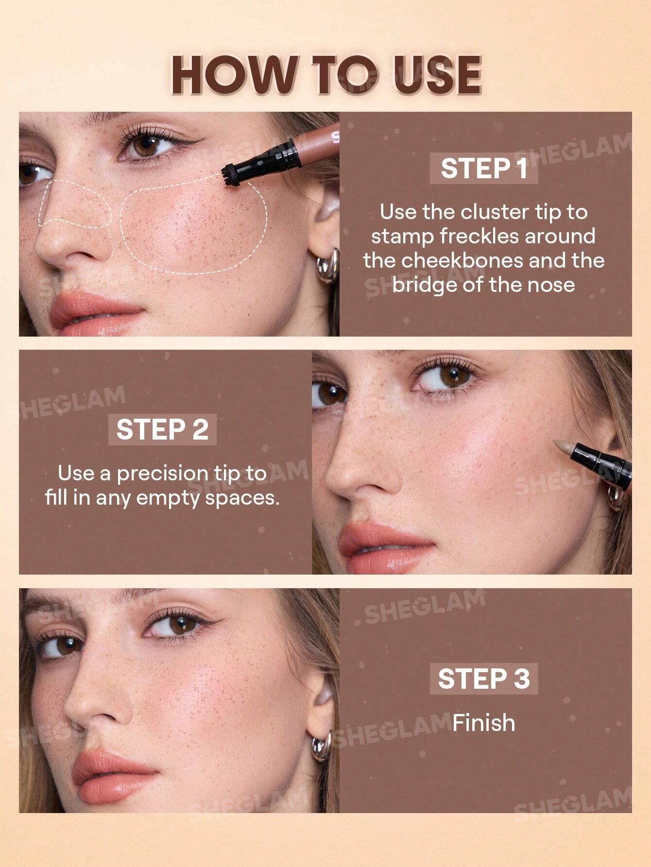 Sheglam Double Dot Freckle Pen - الصورة 7