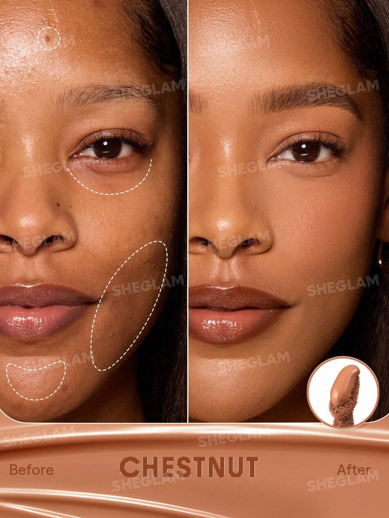 Sheglam Hideaway Full-Coverage Concealer - الصورة 16