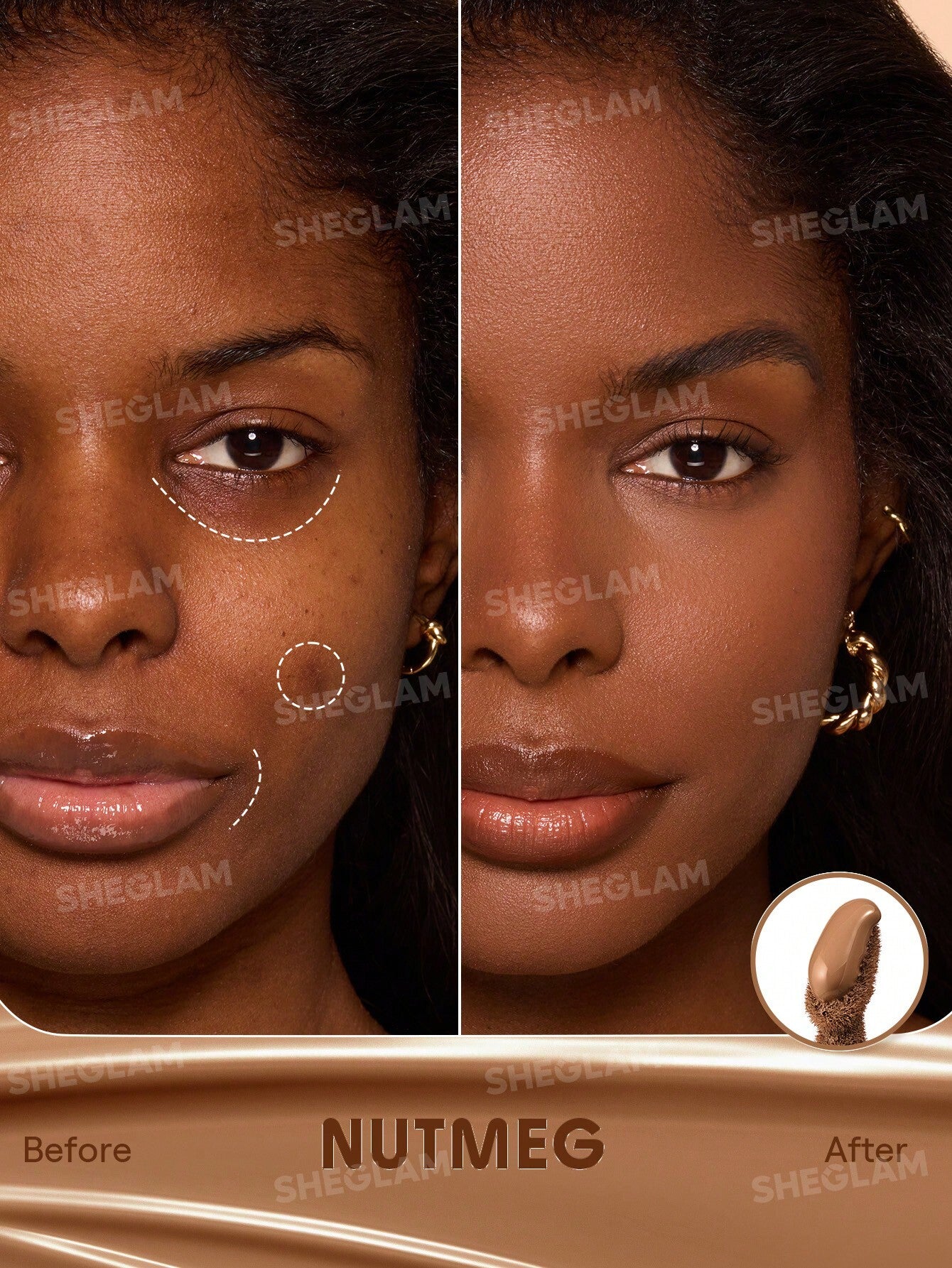 Sheglam Hideaway Full-Coverage Concealer - الصورة 41