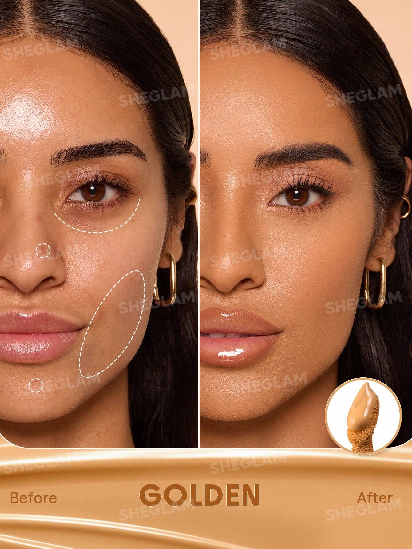 Sheglam Hideaway Full-Coverage Concealer - الصورة 8
