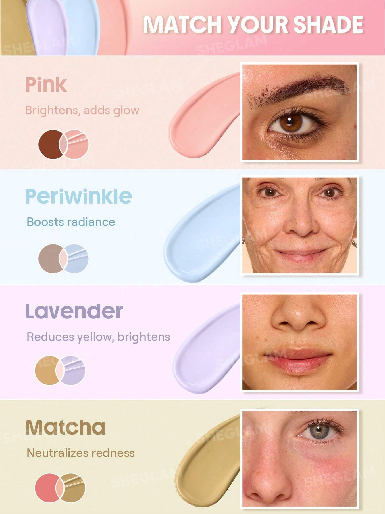 Sheglam Hideaway Full-Coverage Concealer - الصورة 25