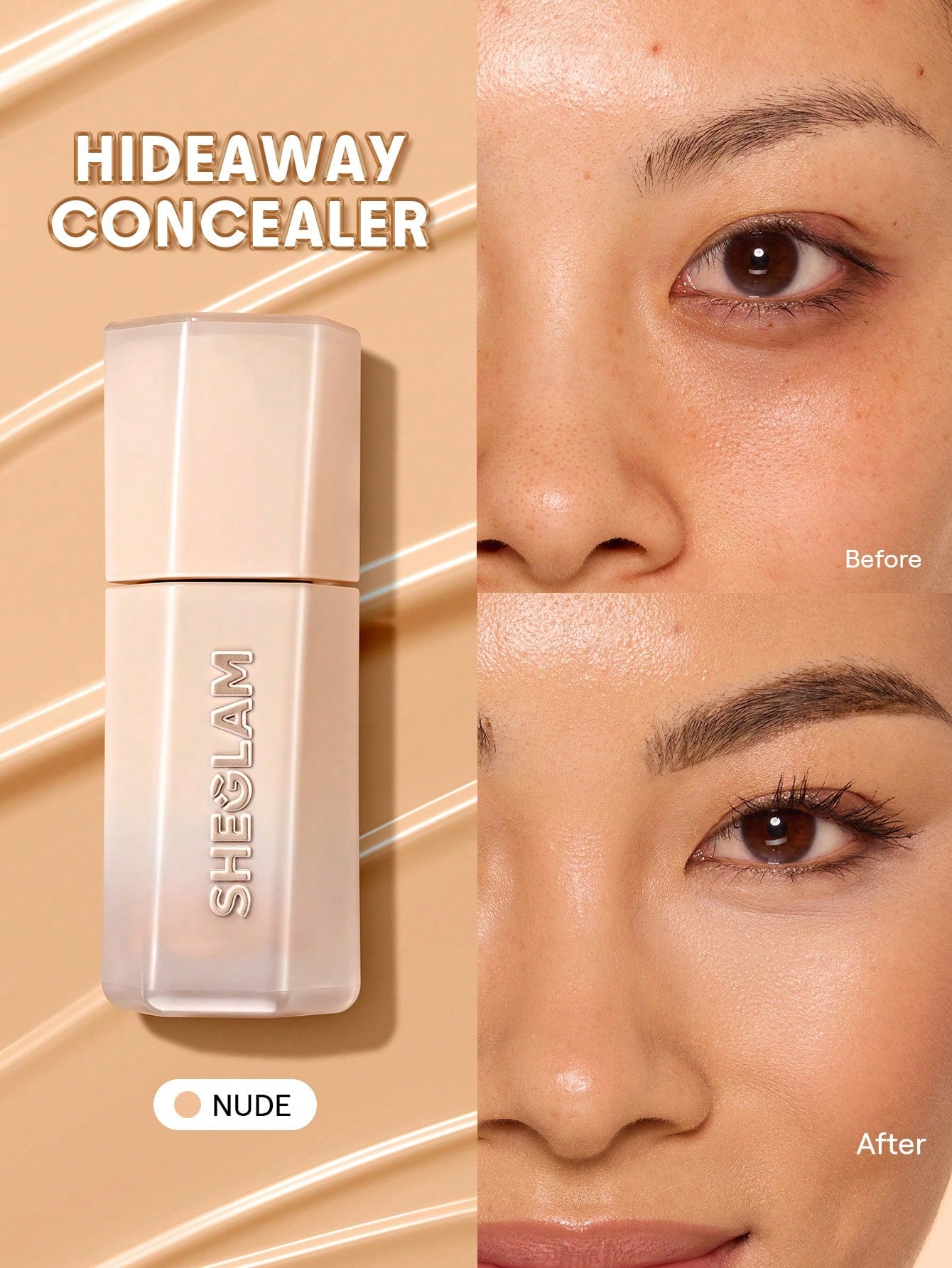 Sheglam Hideaway Full-Coverage Concealer - الصورة 44