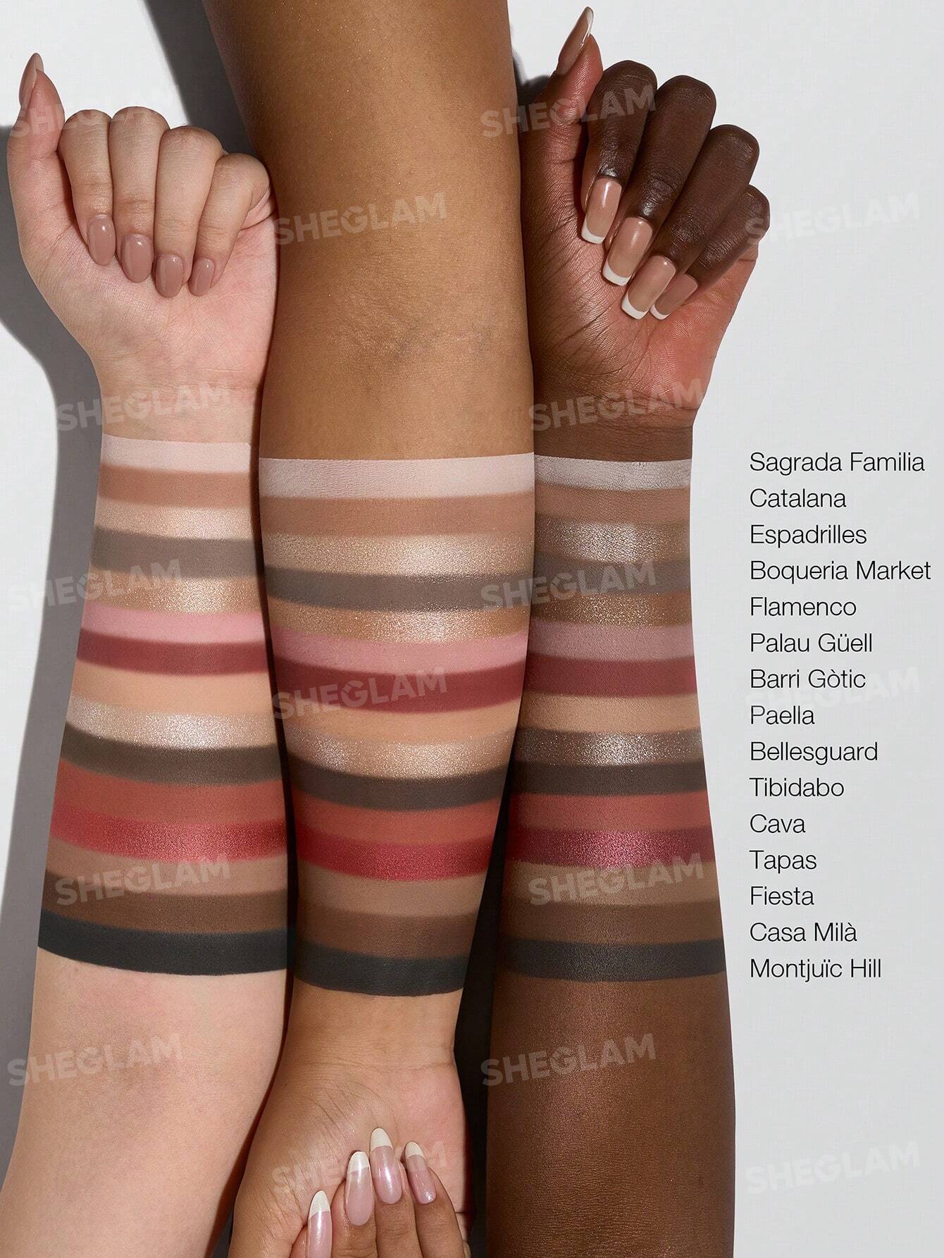 SHEGLAM Bliss In Barcelona 15 Pan Palette - الصورة 3
