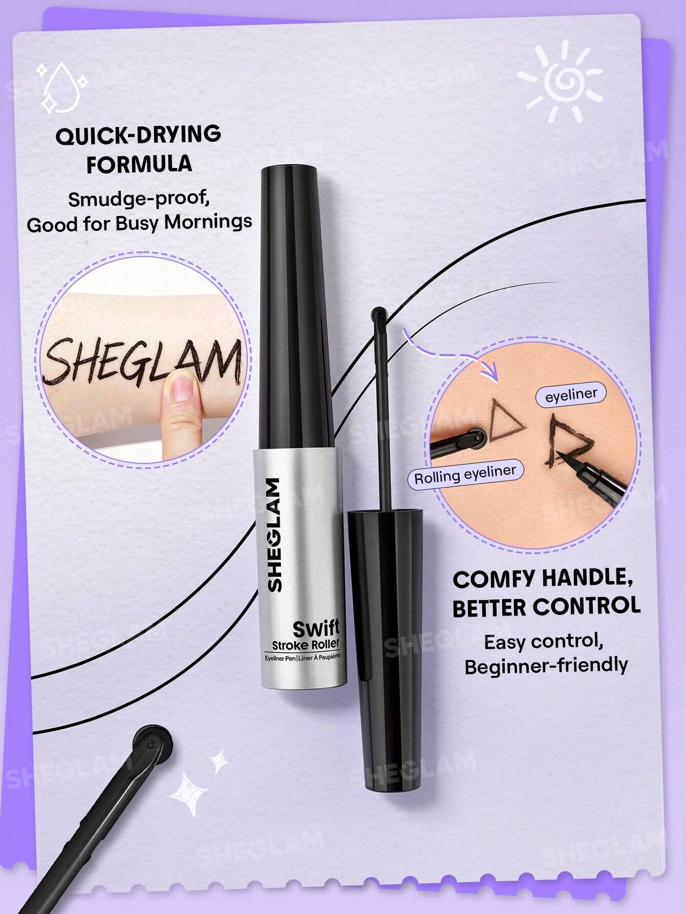 Sheglam Swift Stroke Roller Eyeliner Pen - الصورة 4