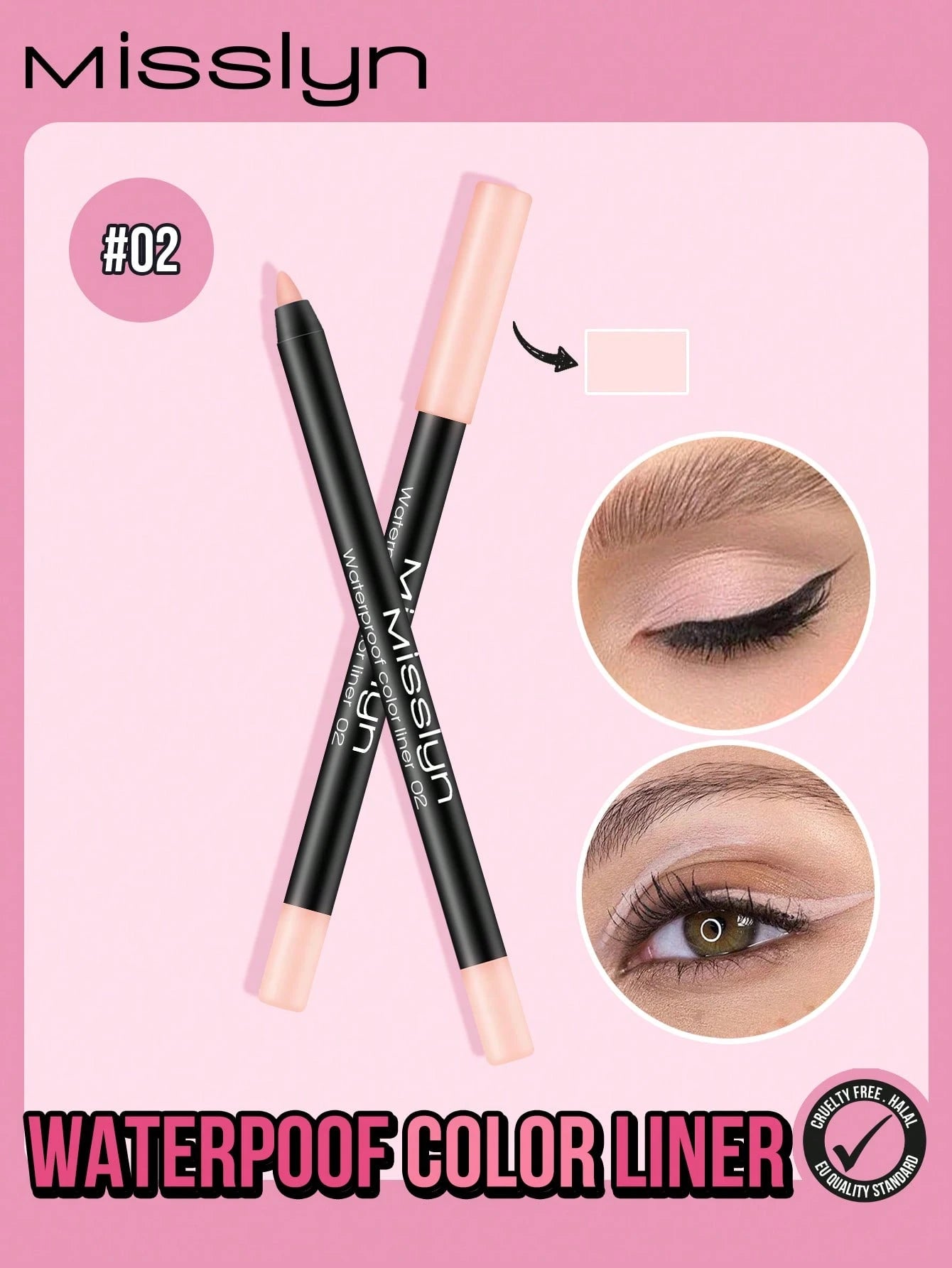 Misslyn Waterproof Color Liner - الصورة 3