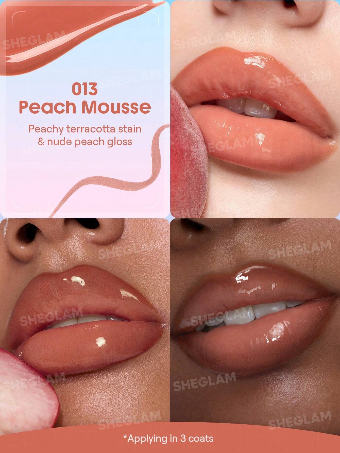 SHEGLAM Line To Shine Peel-Off Lip Stain & Gloss Duo - الصورة 37