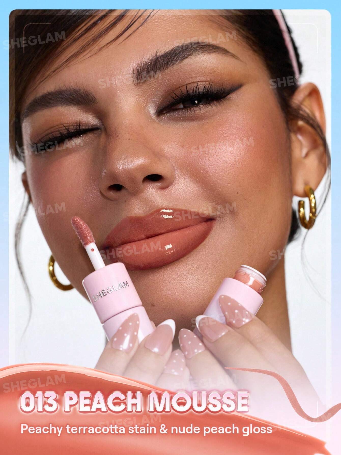 SHEGLAM Line To Shine Peel-Off Lip Stain & Gloss Duo - الصورة 38