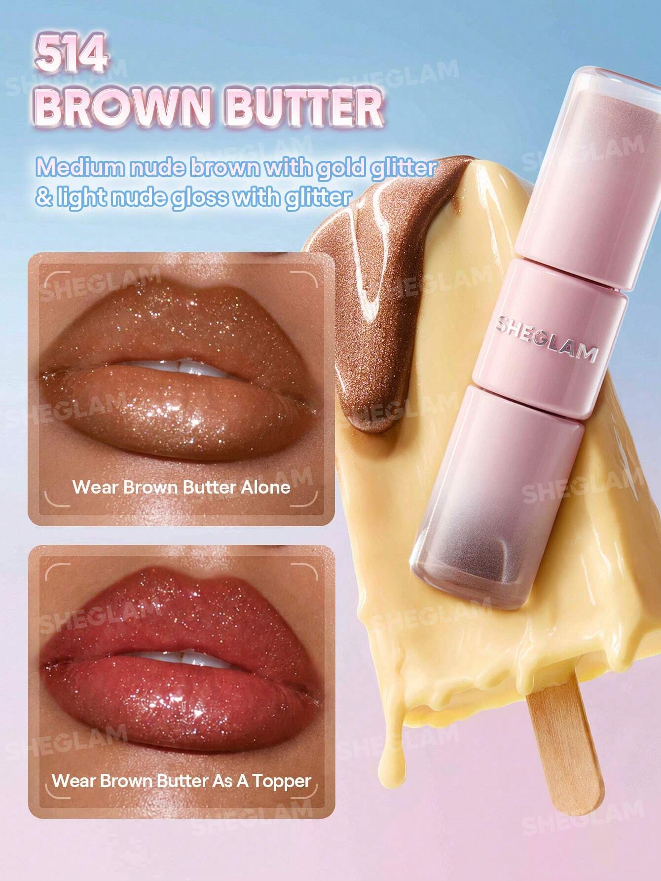 SHEGLAM Line To Shine Peel-Off Lip Stain & Gloss Duo - الصورة 7