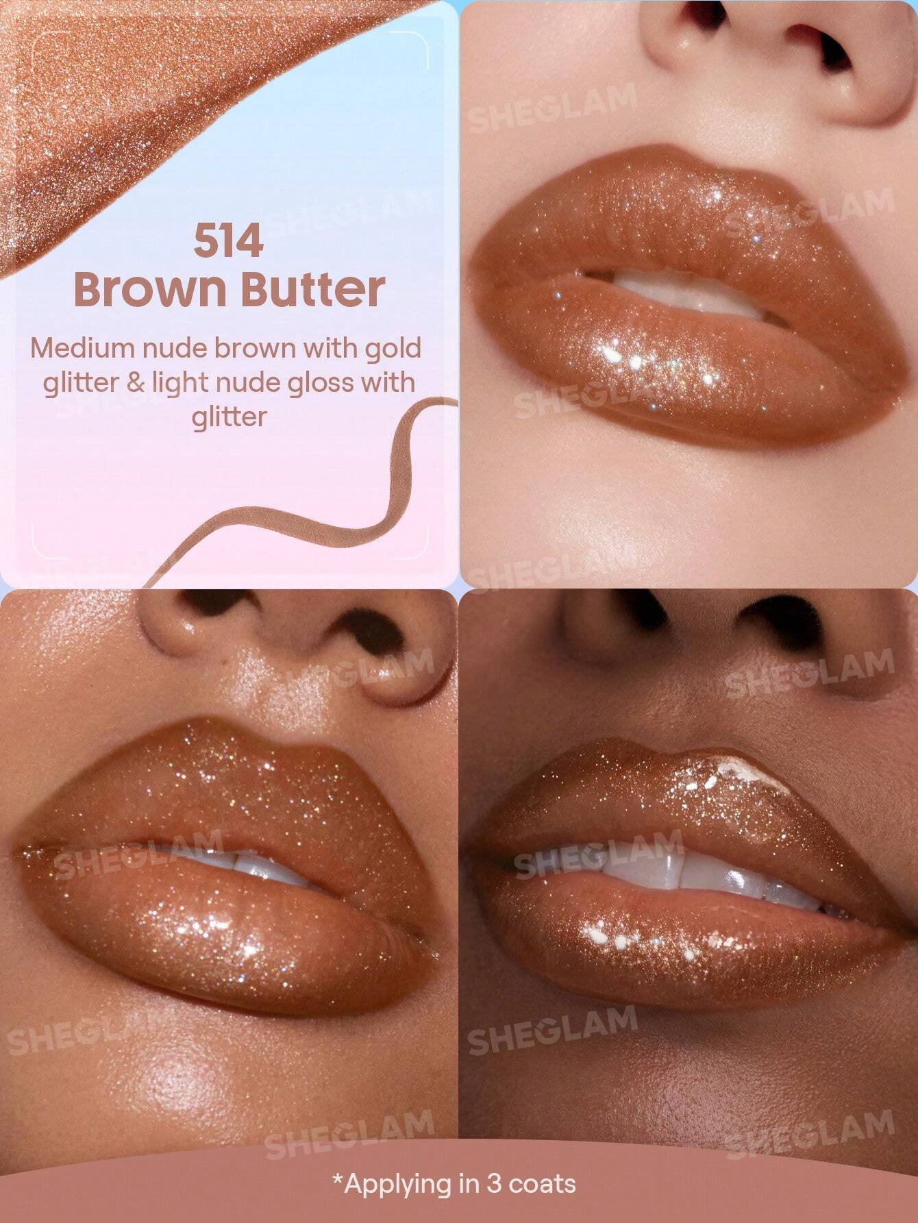 SHEGLAM Line To Shine Peel-Off Lip Stain & Gloss Duo - الصورة 54