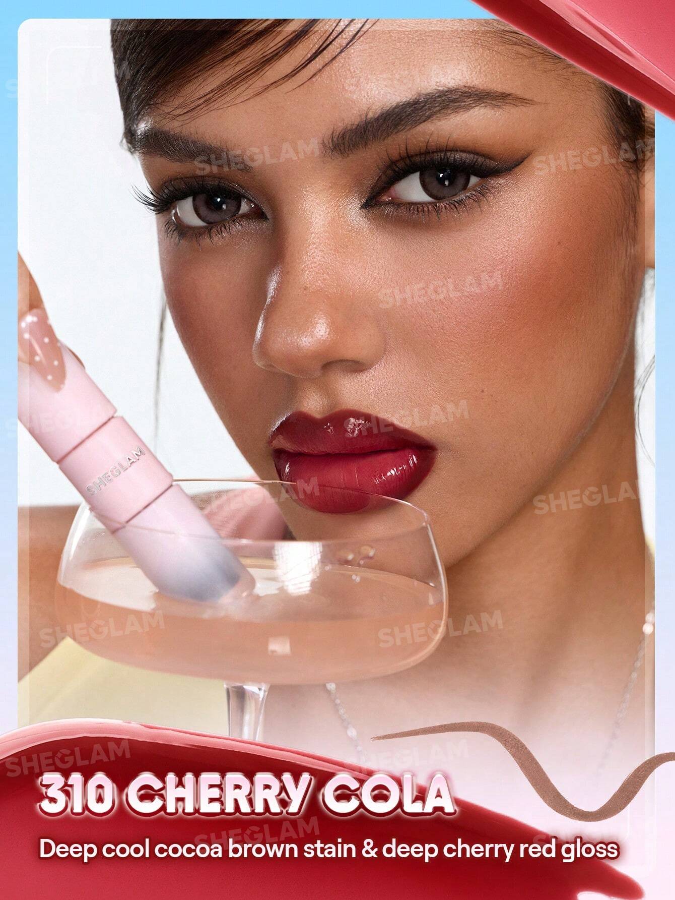 SHEGLAM Line To Shine Peel-Off Lip Stain & Gloss Duo - الصورة 58