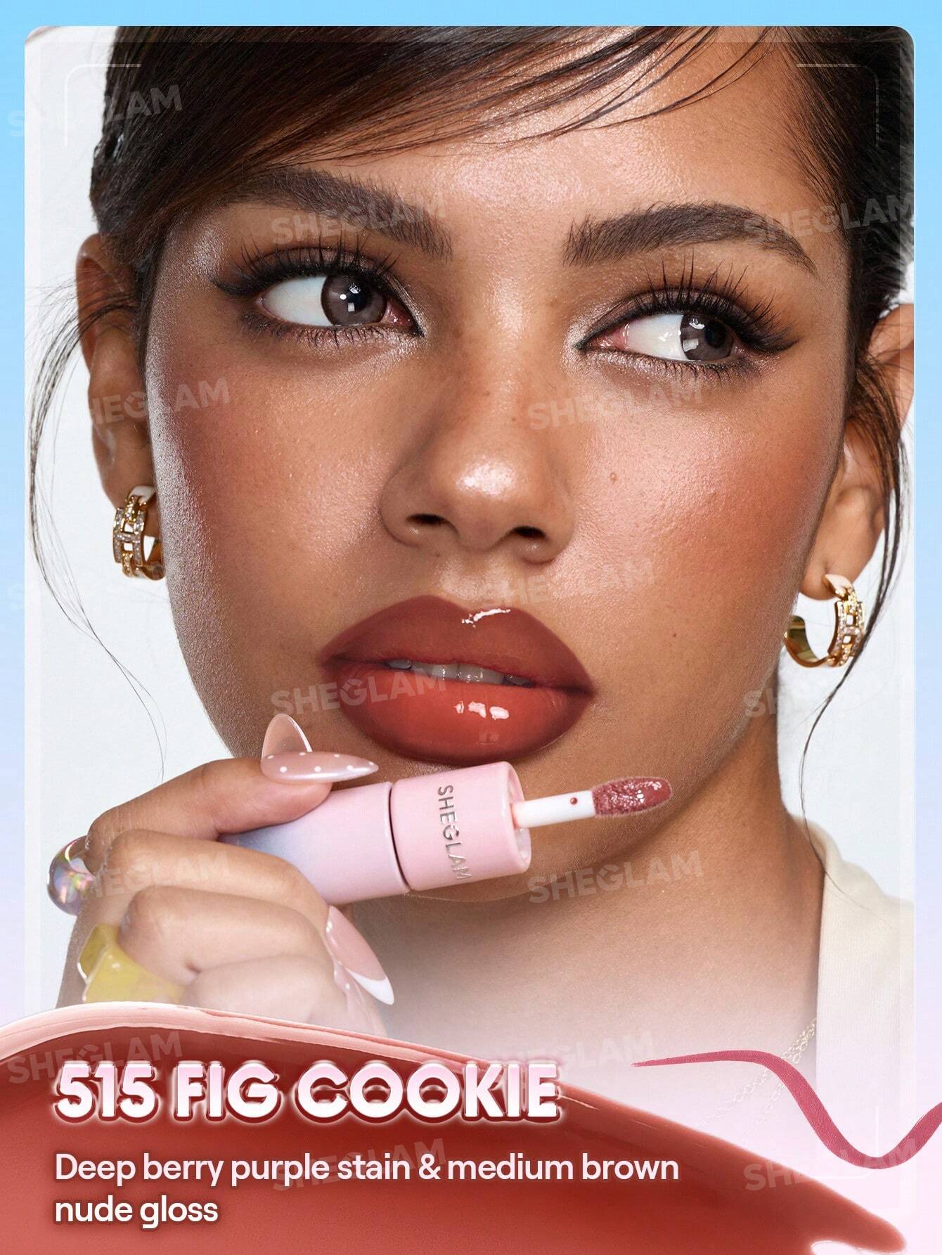 SHEGLAM Line To Shine Peel-Off Lip Stain & Gloss Duo - الصورة 30